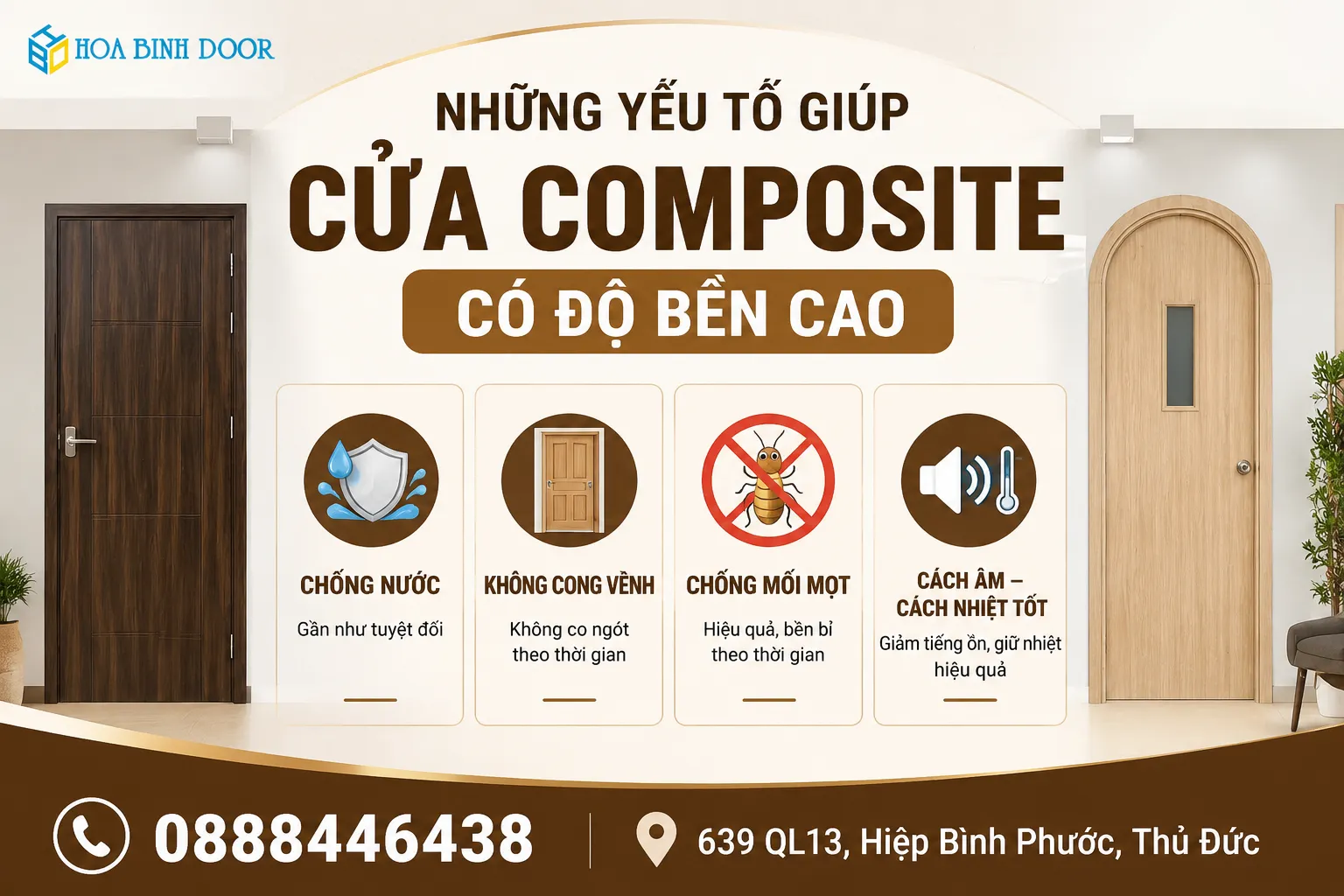 Cửa Nhựa composite có thực sự bền không