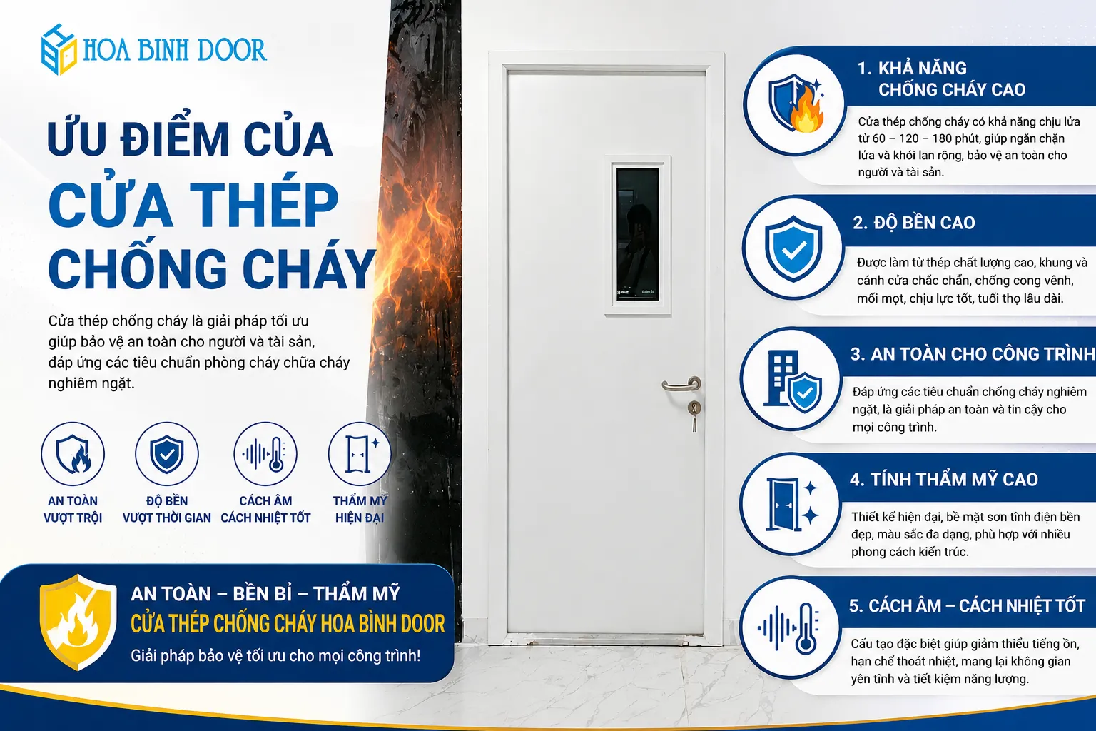 cửa thép chống cháy giá rẻ