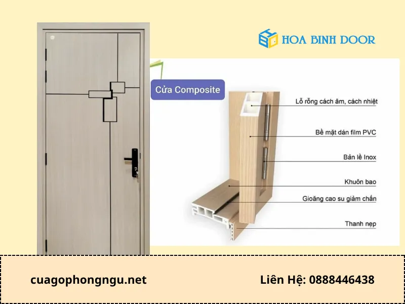 cửa composite giá tại xưởng