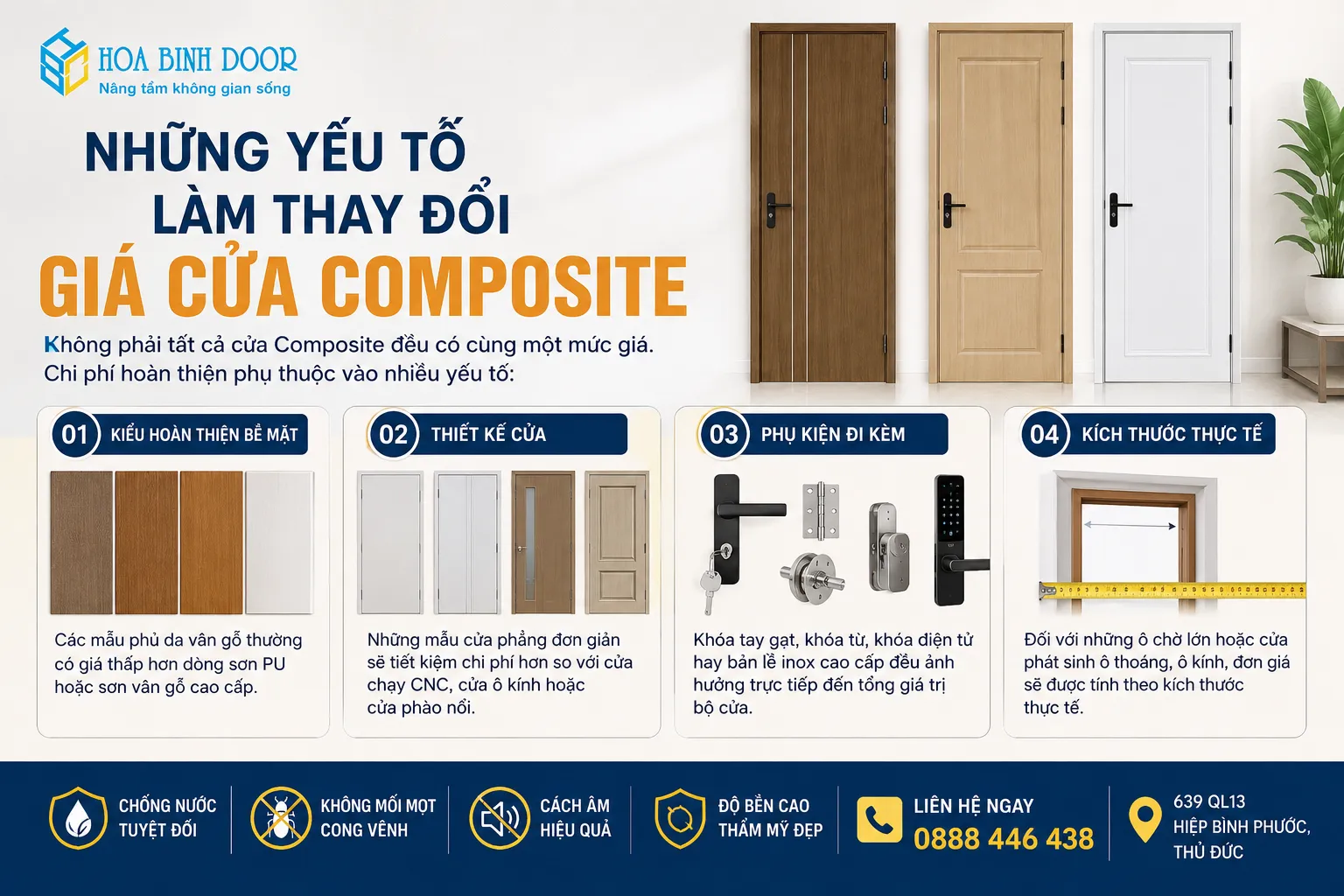 Báo Giá Cửa Nhựa Composite tại TP.HCM