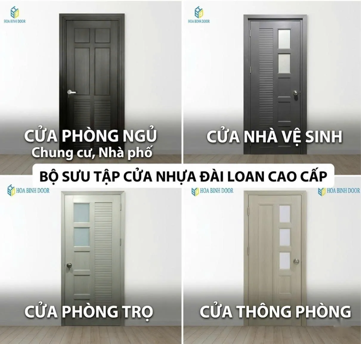Giá Cửa Nhựa Đài Loan Tại Phường Sài Gòn - Hòa Bình Door