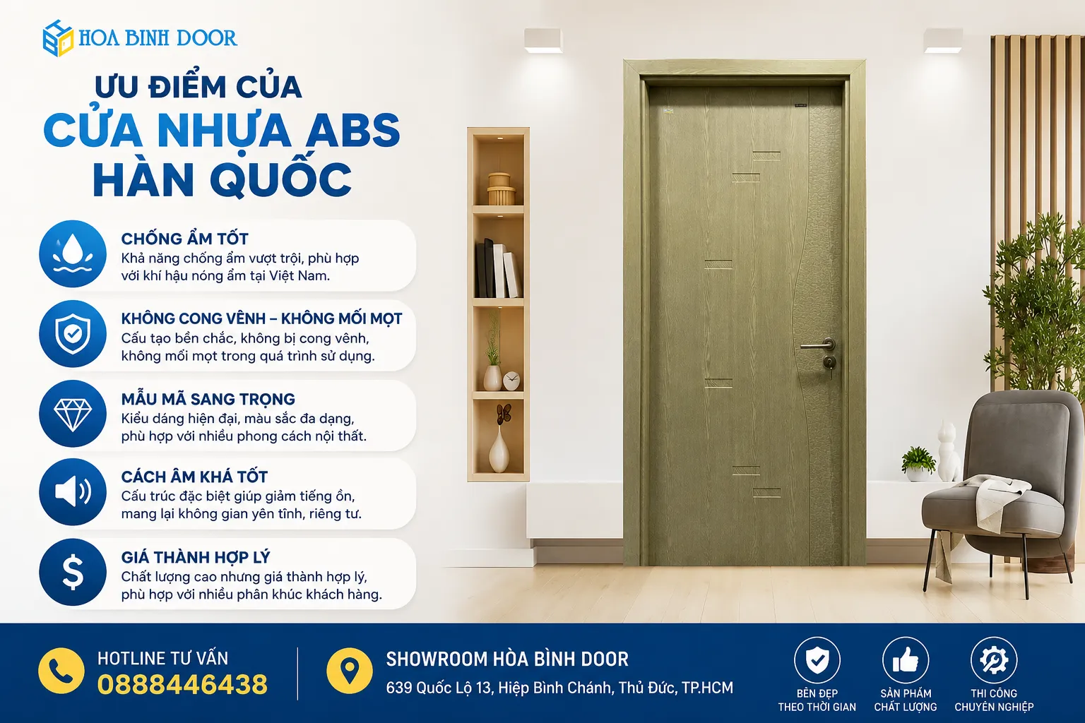 báo giá cửa nhựa abs hàn quốc