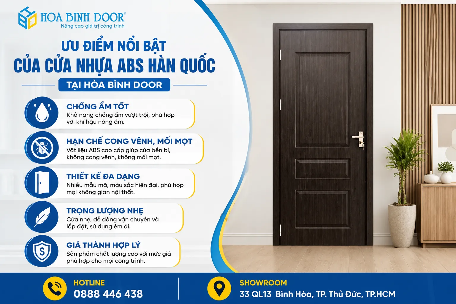 cửa nhựa abs hàn quốc tại