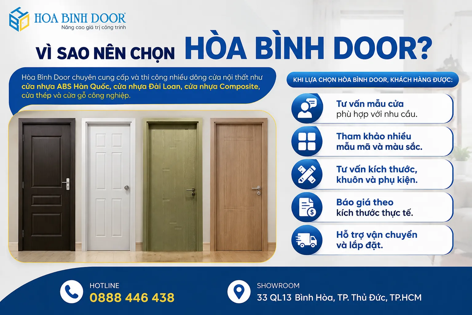 cửa nhựa abs hàn quốc tại