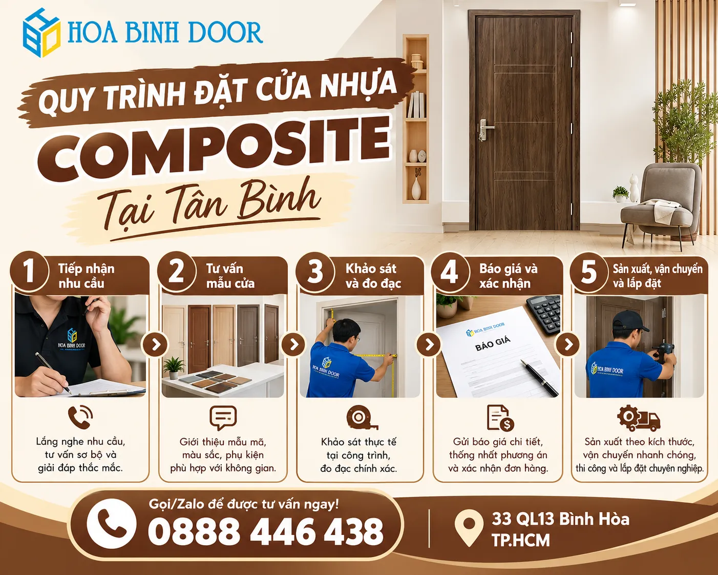 Cửa Nhựa Composite Tại Tân Bình