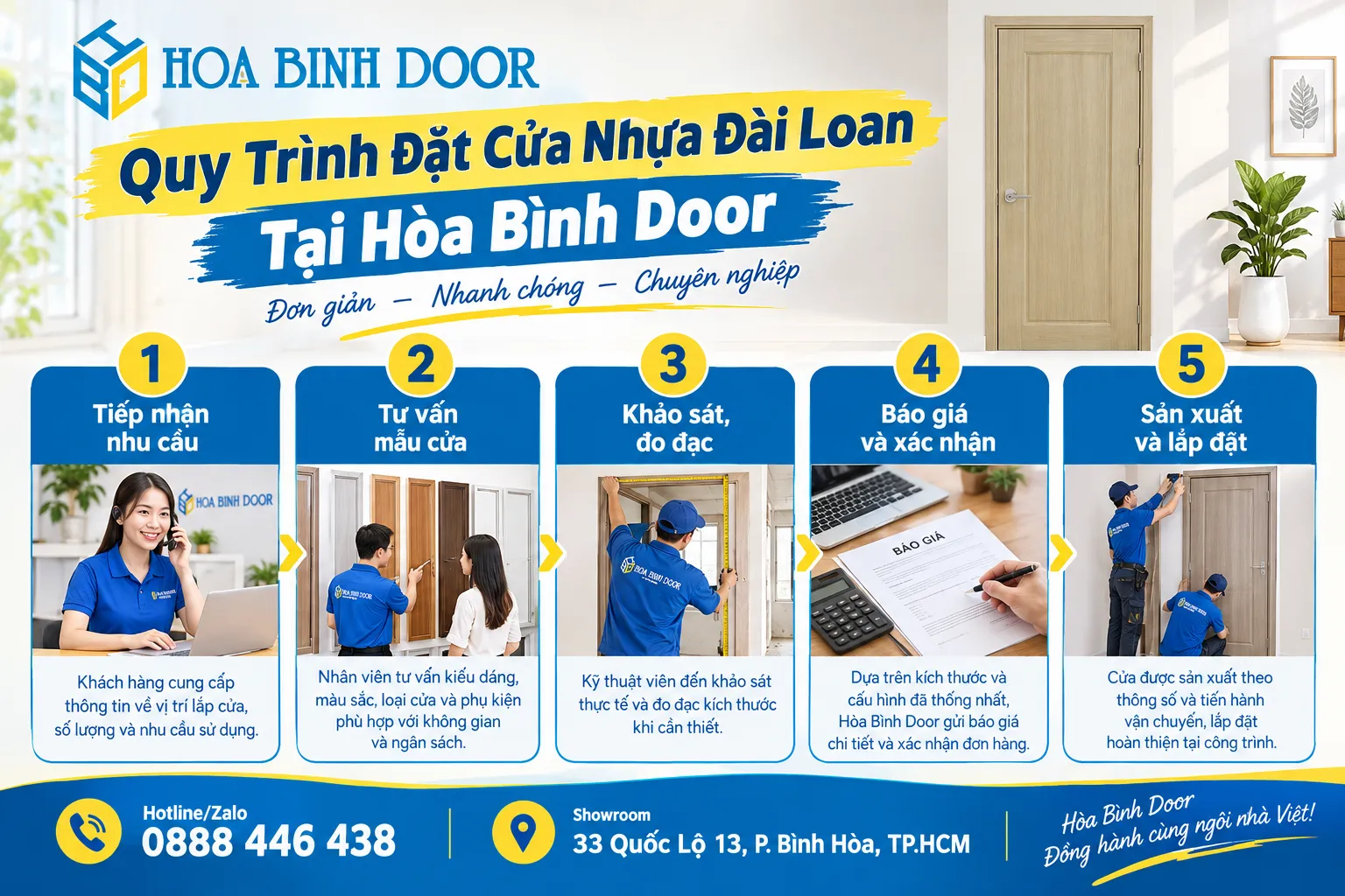 cửa nhựa đài loan tại phường tây thạnh